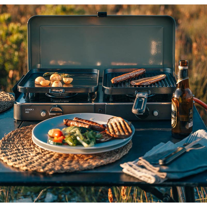 Réchaud à gaz 2-Cook 3 Pro Deluxe 30mbar - Cadac