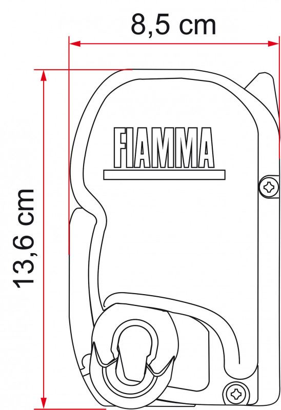 STORE FIAMMA F45S 260 POLAR WHITE T5/T6