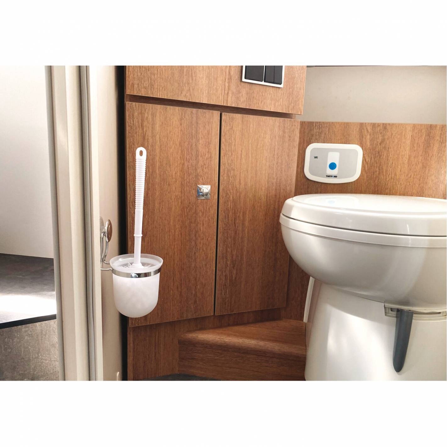 Porte-balayette WC avec manche ergonomique