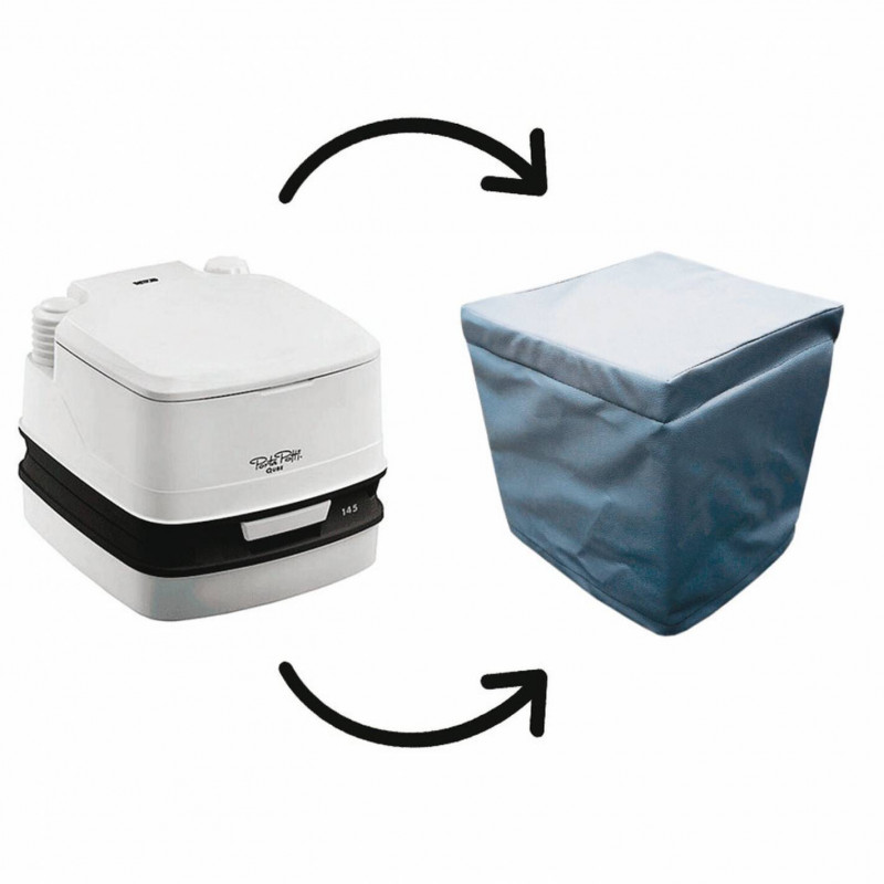 Housse d'habillage WC portable Pottipouf