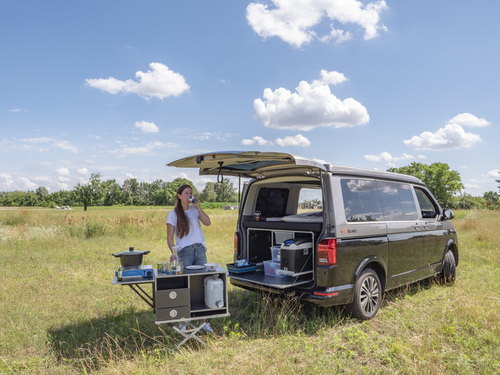 Camping box pour break et fourgon VW T5, T6 KR et LR - Reimo
