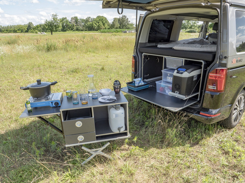 Camping box pour break et fourgon VW T5, T6 KR et LR - Reimo