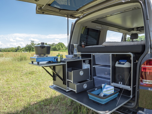 Camping box pour break et fourgon VW T5, T6 KR et LR - Reimo