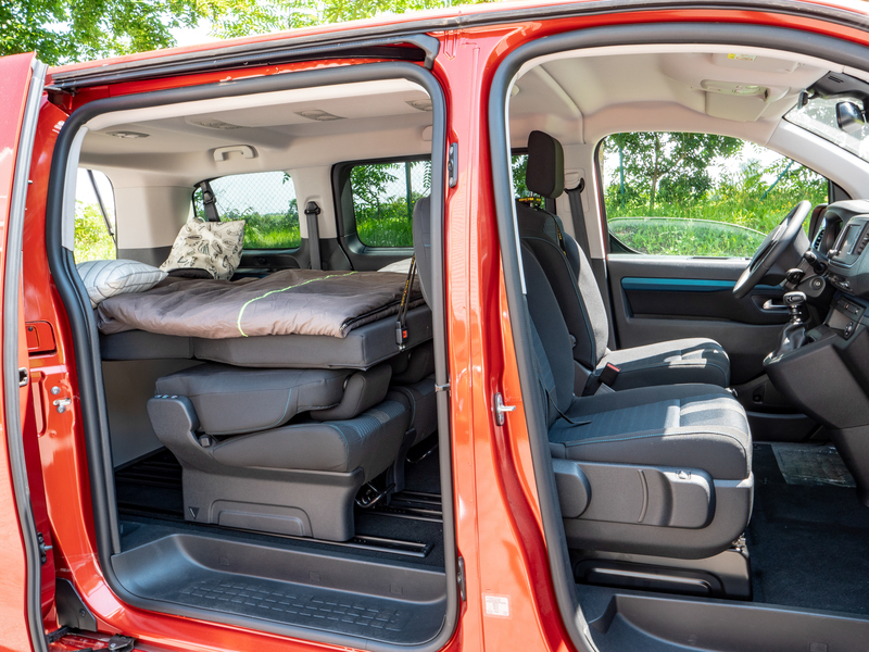 Lit modulable pour camping box M (VW Caddy et van aménagé) - Reimo