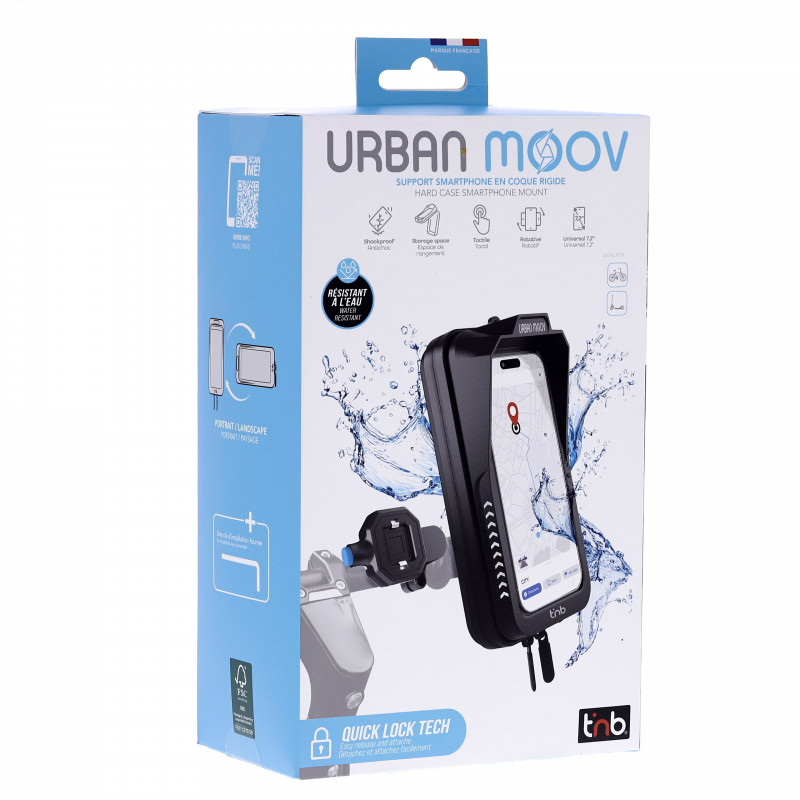 SUPPORT SMARTPHONE RIGIDE AVEC SYSTÈME QUICK LOCK UNIVERSEL - TNB
