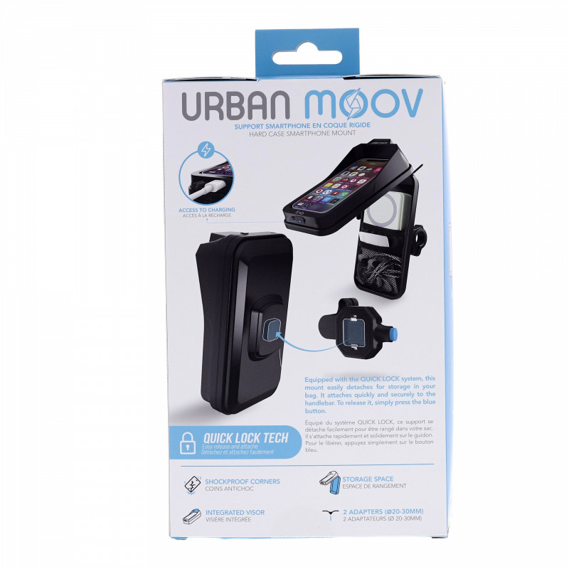 SUPPORT SMARTPHONE RIGIDE AVEC SYSTÈME QUICK LOCK UNIVERSEL - TNB