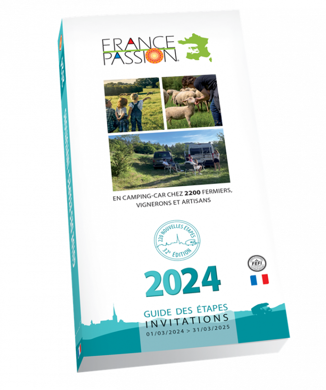 Guide des étapes France Passion 2024