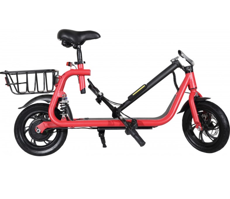 Trottinette avec siège 350W 6 Ah rouge - Koonekt