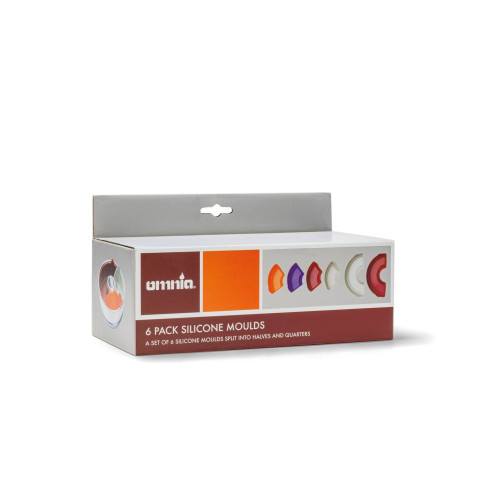 Set 6 moules en silicone OMNIA - Version standard