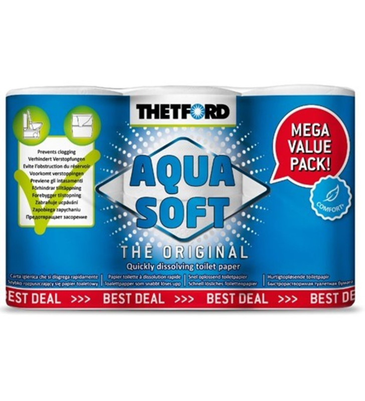 Papier toilettes Aqua Soft x6 - Thetford