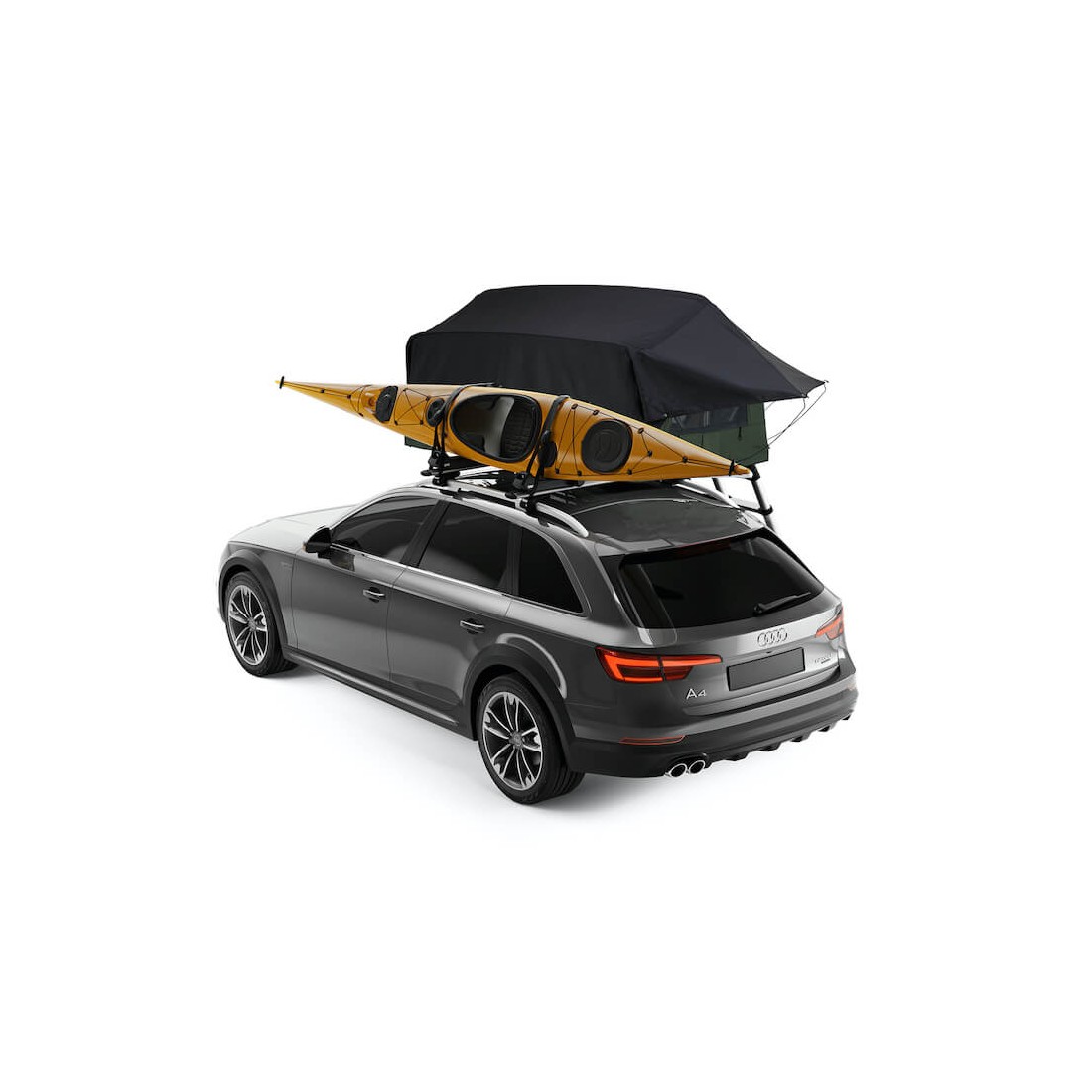 Thule Tepui Foothill – Tente De Toit Profil Bas, Compacte, Pour 2 Adultes – Matelas 4 Cm, Toile Imperméable – Idéale Aventuriers Actifs