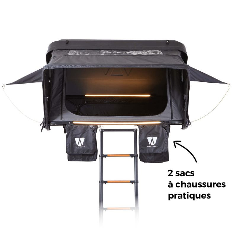 Tente de toit Vickywood / Mighty Oak Light 165 Line-X