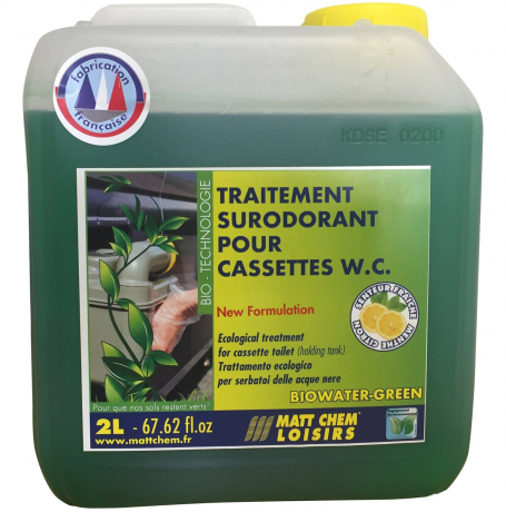 Traitement cassette WC