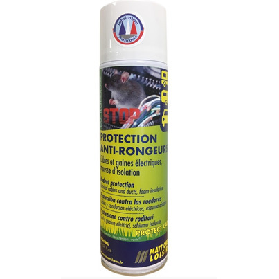 Protection anti rongeurs pour câbles et gaines électriques, mousse d’isolation Aérosol